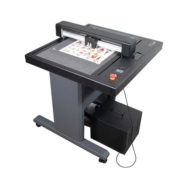 Vulcan FC500VC Flachbett-Schneideplotter mit Ständer und Vakuumpumpe